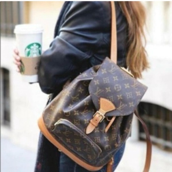 Louis Vuitton Leather Montsours MM Backpack - Picture 13 of 15